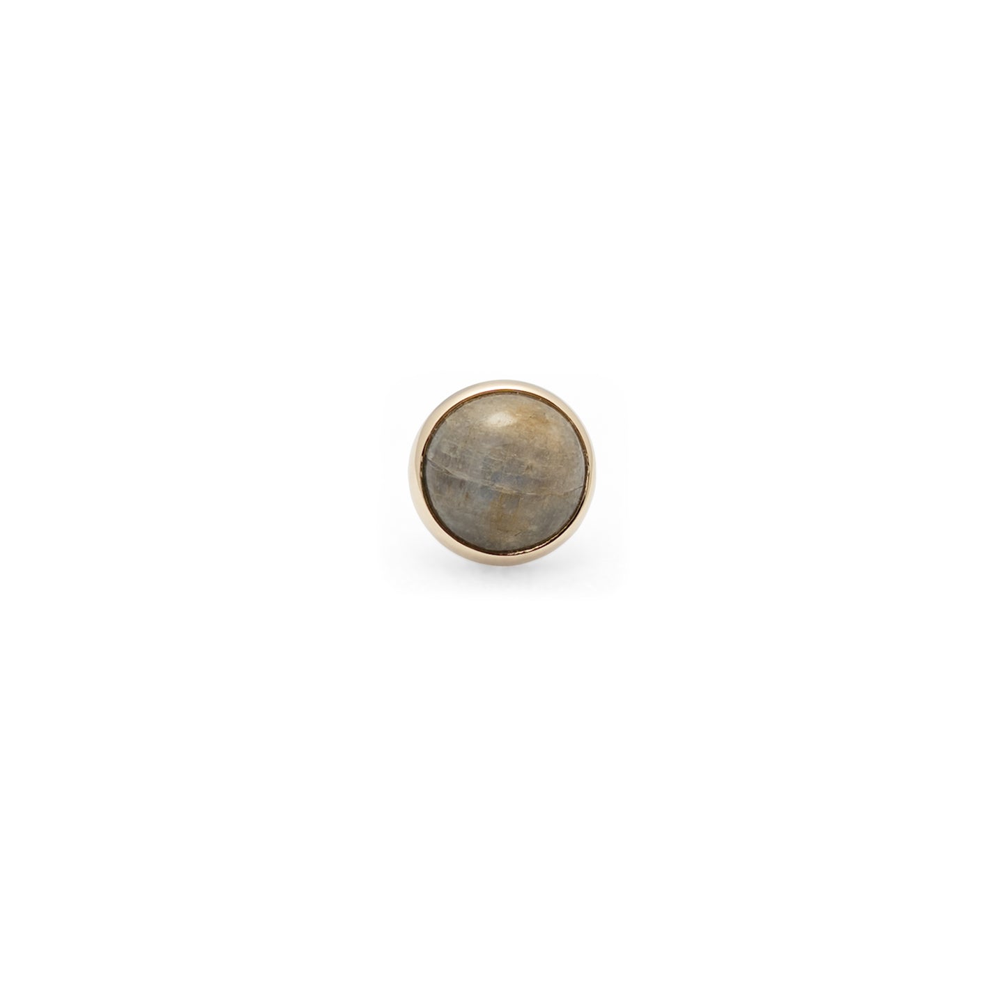 14K Gold Bezel Labradorite - 4mm