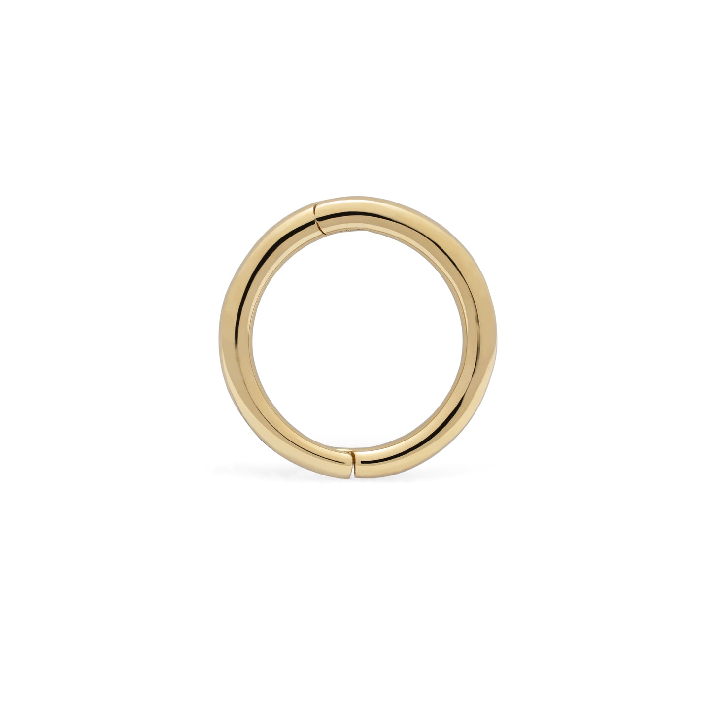 14K Gold Clicker Hoop - 8mm
