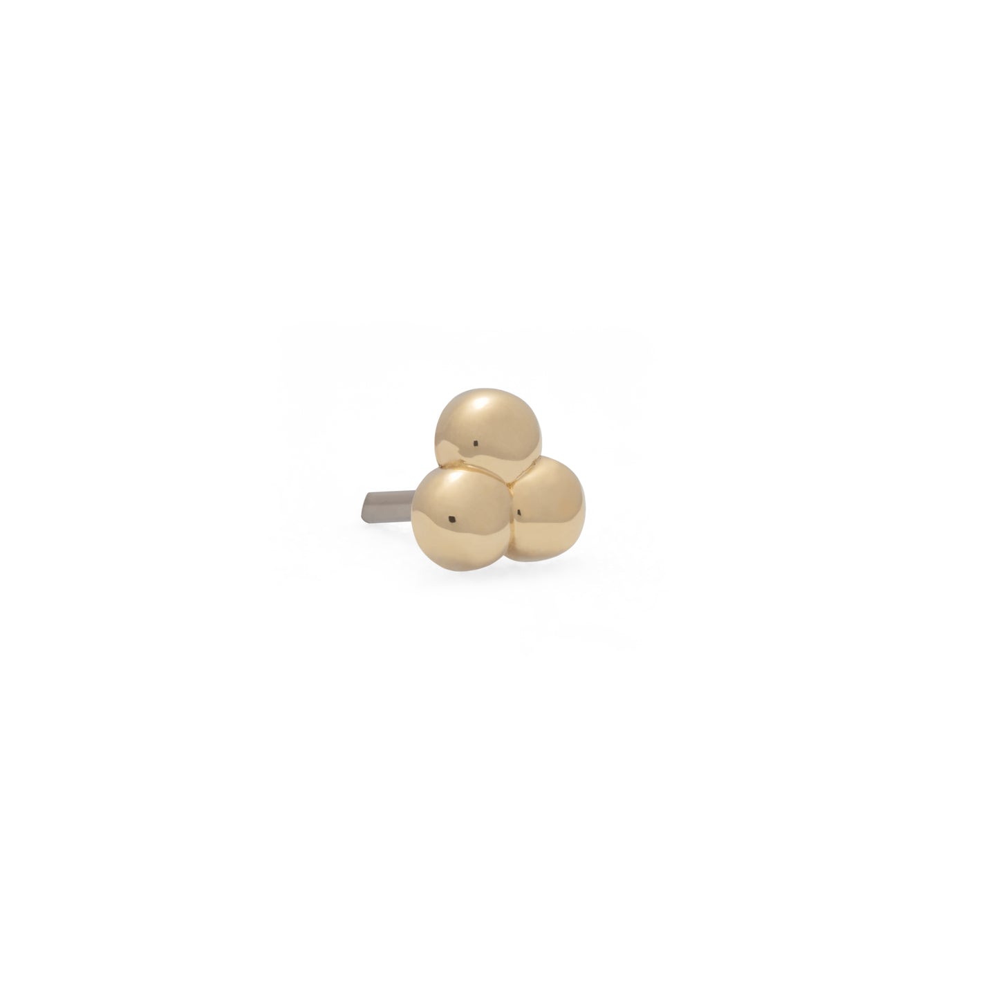 14K Gold Tri Bead - 3mm