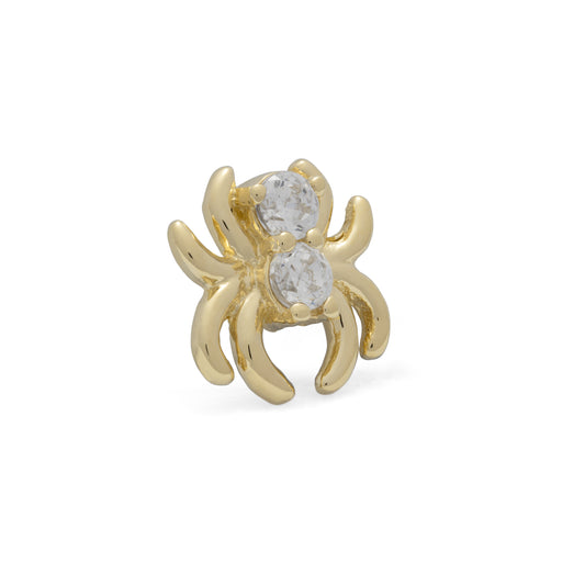 14K Gold Spider