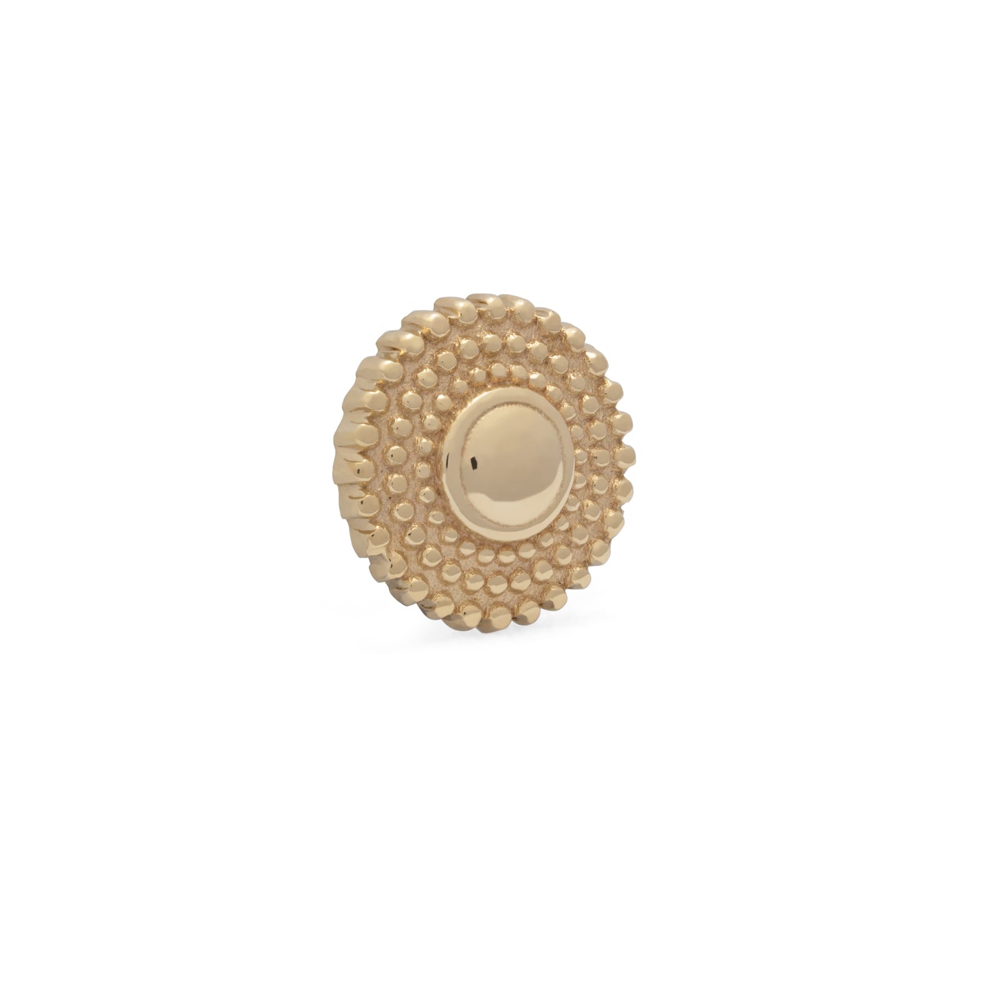 14K Gold Afghan Disk