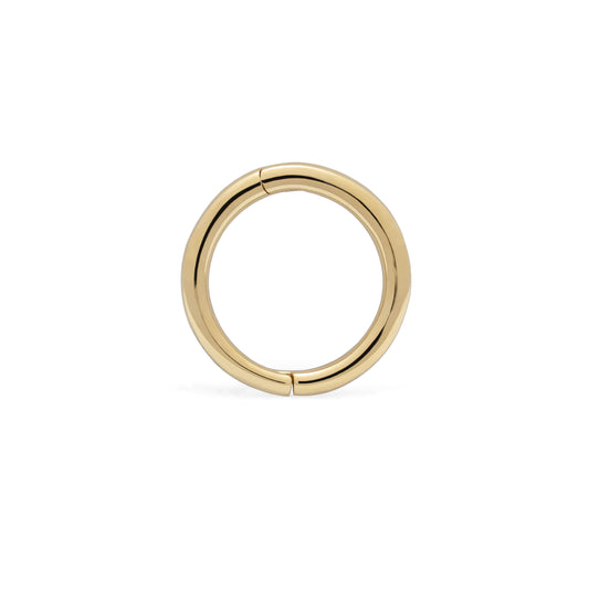 14K Gold Clicker Hoop - 8mm