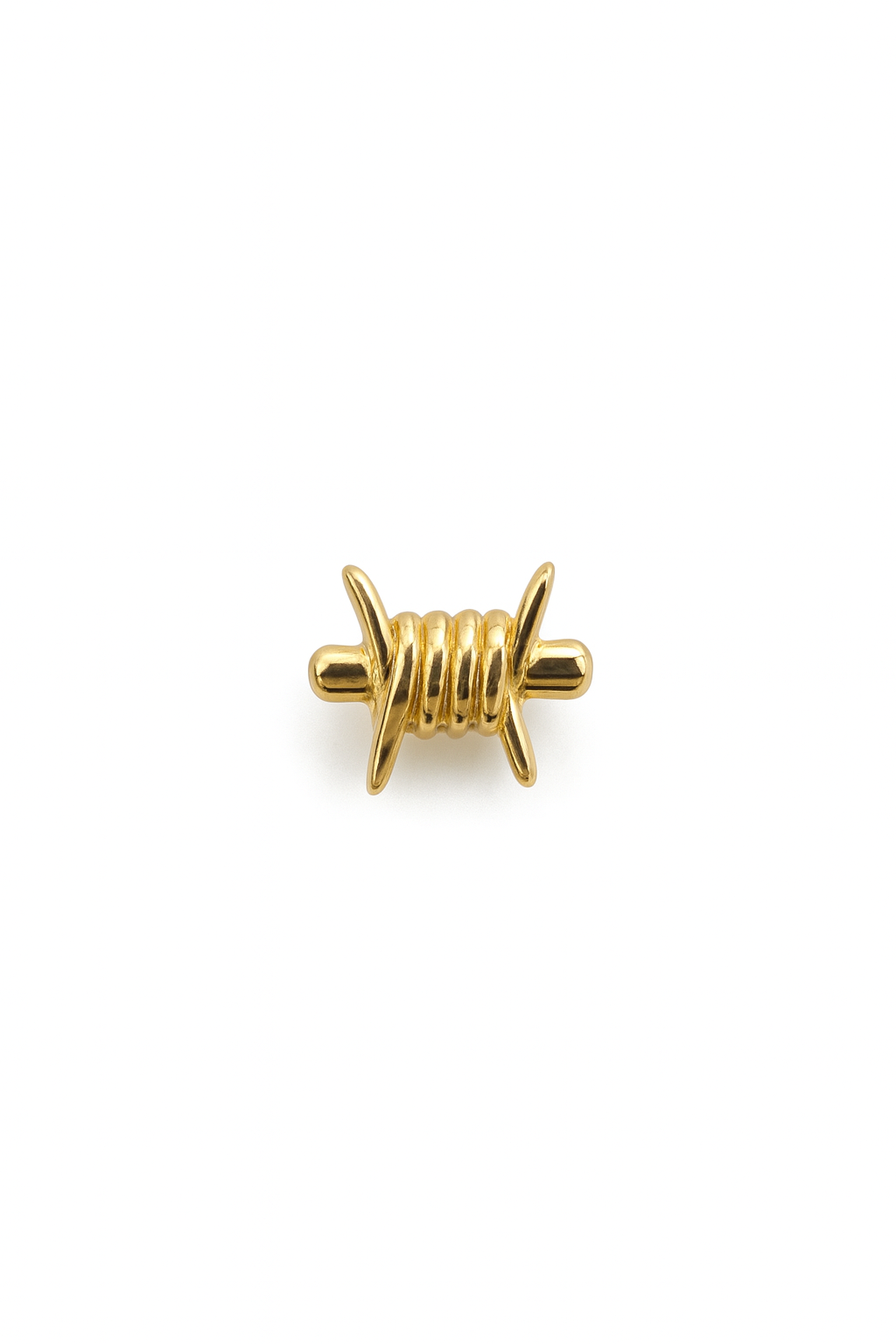 Barbed Wire – 14k Yellow Gold