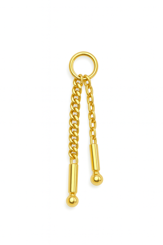 Chain Double – 14k Yellow Gold