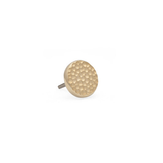 14K Gold Disk Micro-Hammer - 4mm
